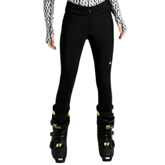 Obermeyer Women's Jinks ITB Ski Snow Pants 15100 Black Stirrups Winter Pocket 2 - Picture 1 of 8